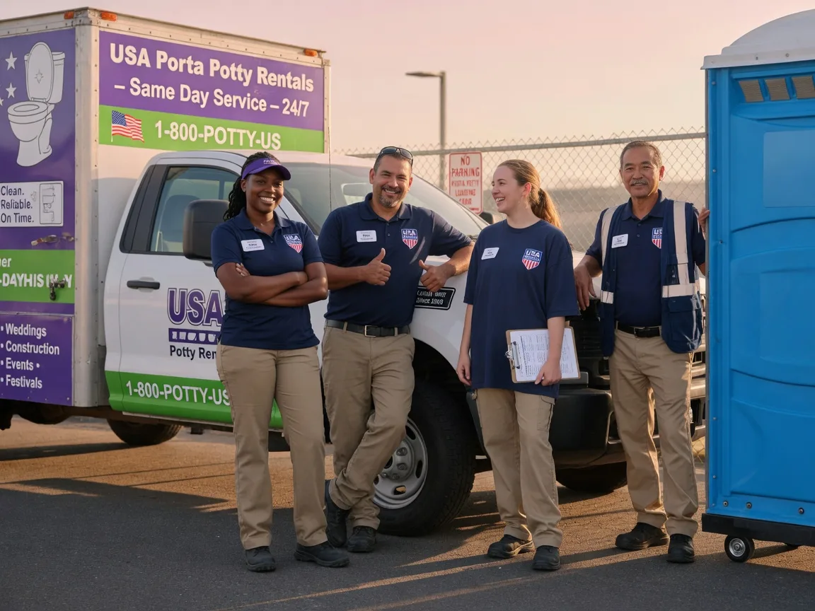 Porta Potty Rental company in Mechanicsburg, IL